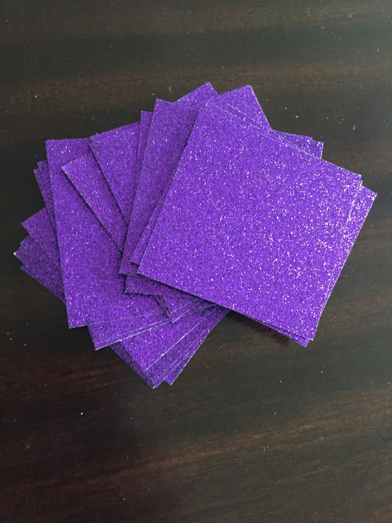 Glitter Cardstock 5 Sheets 12x12 Glitter Paper Etsy