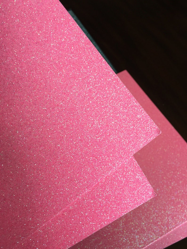 Pink Glitter card stock | pink | 12x12 | glitter paper | glitter cardstock | pink glitter | pink card stock | glitter card stock | glitter image 4
