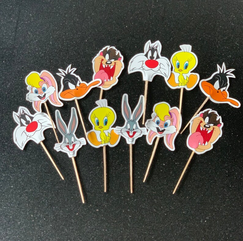 Space jam cupcake toppers space jam birthday party Space Space jam cupcake toppers space jam birthday party Space