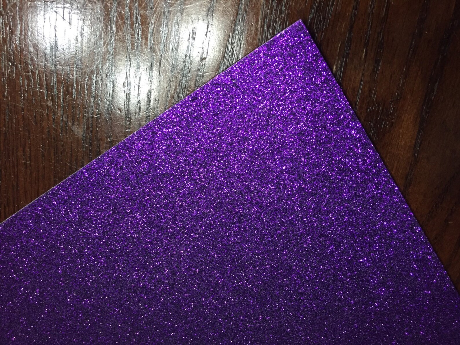 Purple Glitter cardstock 12x12 glitter paper Etsy