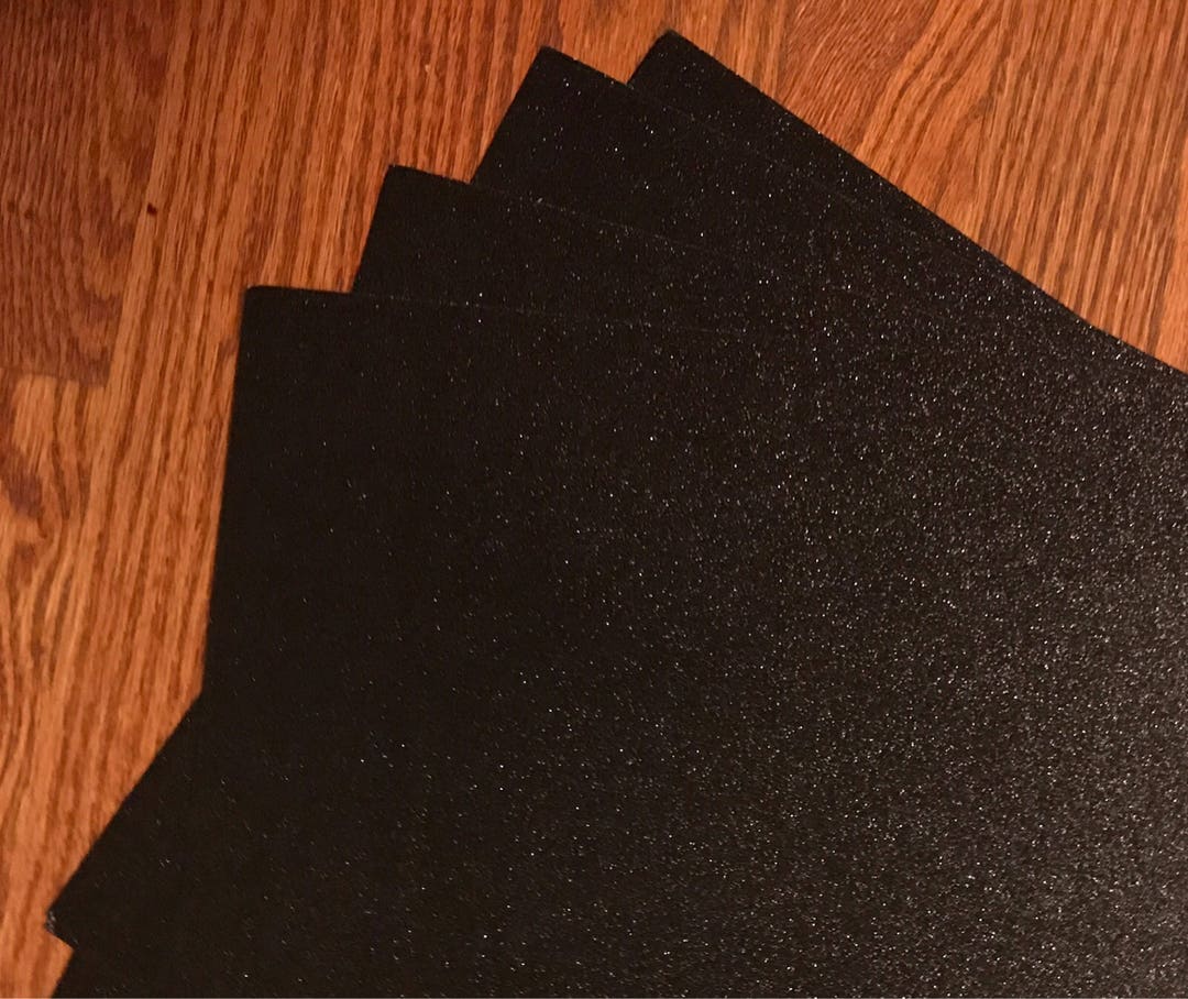 Black Glitter Cardstock 12x12 Glitter Cardstock Etsy