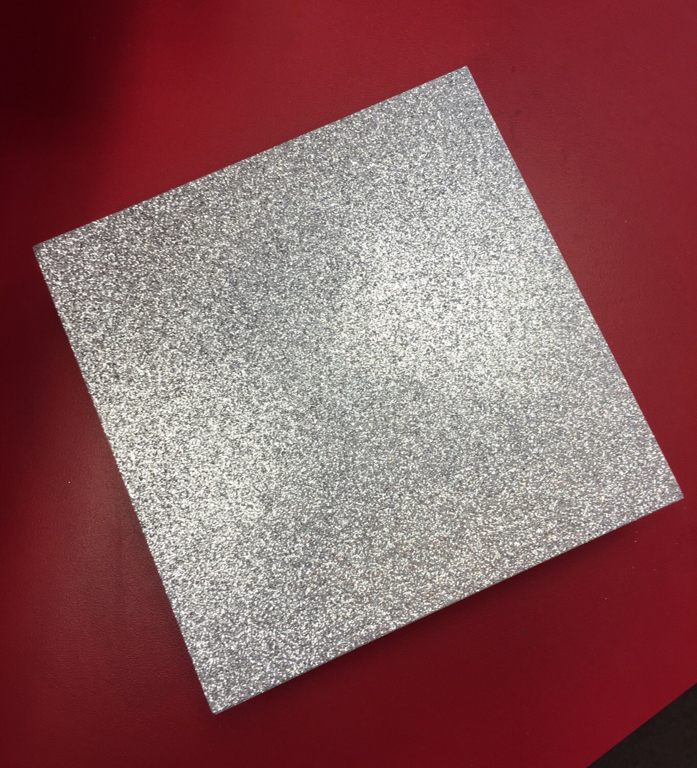 Double-Sided Silver Glitter Cardstock 12x12 For Cricut - Goefun 24 Sheets 12x12 Cardstock, 280 GSM/100 LB Silver Glitter Paper For Crafts, Christmas