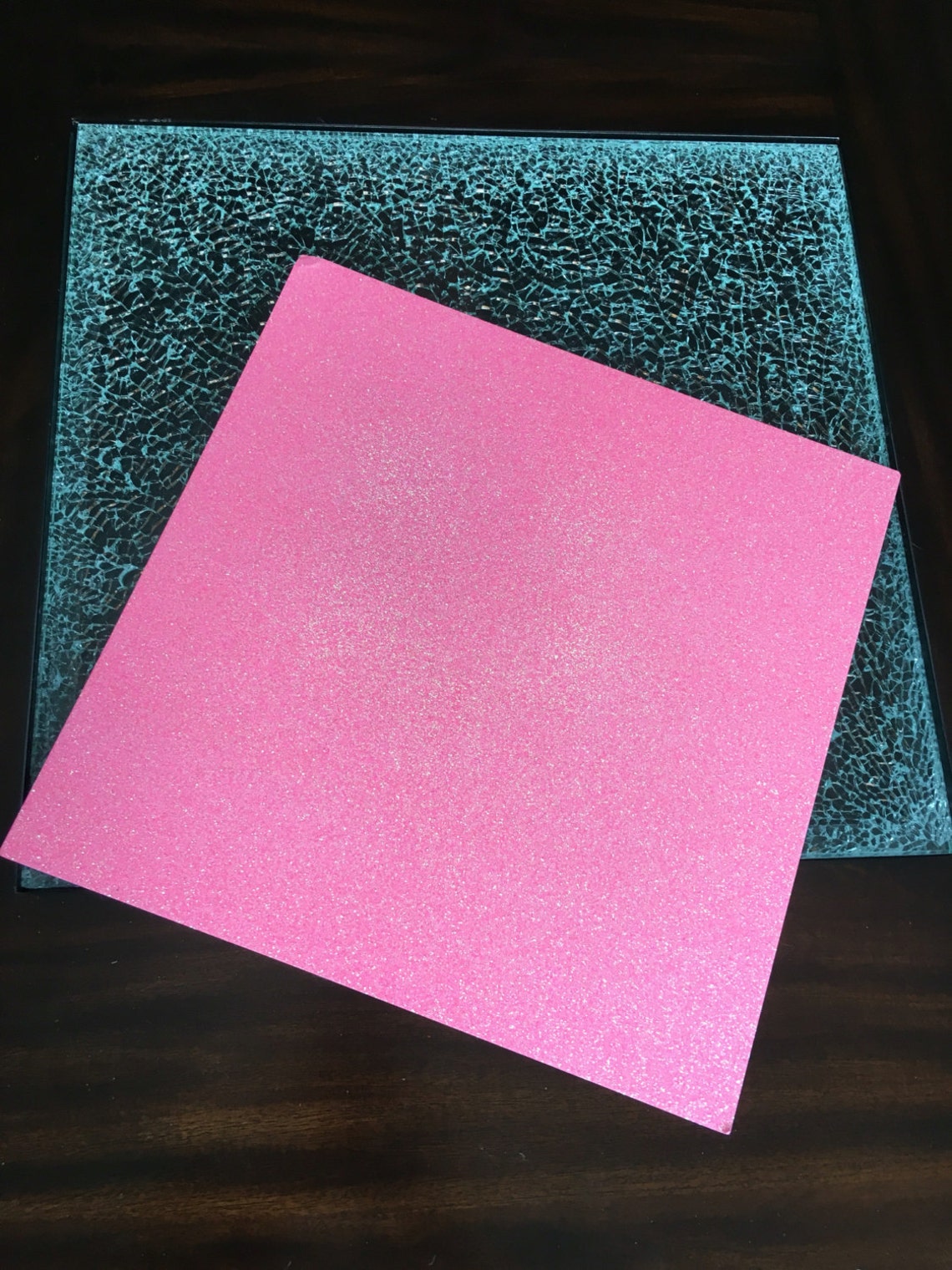Pink Glitter card stock pink 12x12 glitter paper Etsy
