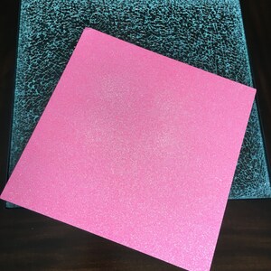 Pink Glitter card stock | pink | 12x12 | glitter paper | glitter cardstock | pink glitter | pink card stock | glitter card stock | glitter image 5