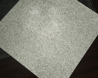 Silver Glitter Cardstock - Heavy, Non-shedding (12x12)