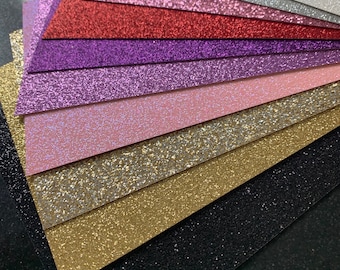 Glitter Cardstock | Heavy, No-Shed | 12x12 (5 Sheets)