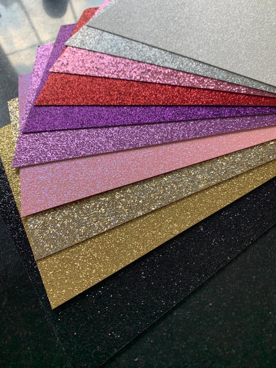 Glitter Cardstock 5 Sheets 12x12 Glitter Paper Glitter Card Stock