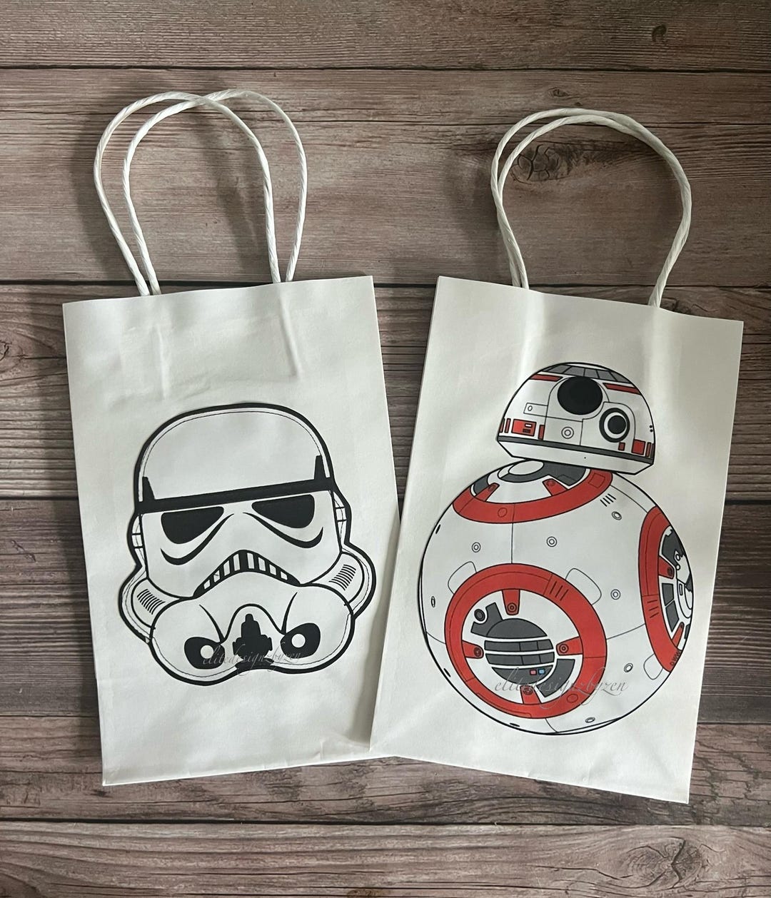 Star Wars Favor Bags | BB-8 | Star Wars Theme | Star Wars Goodie