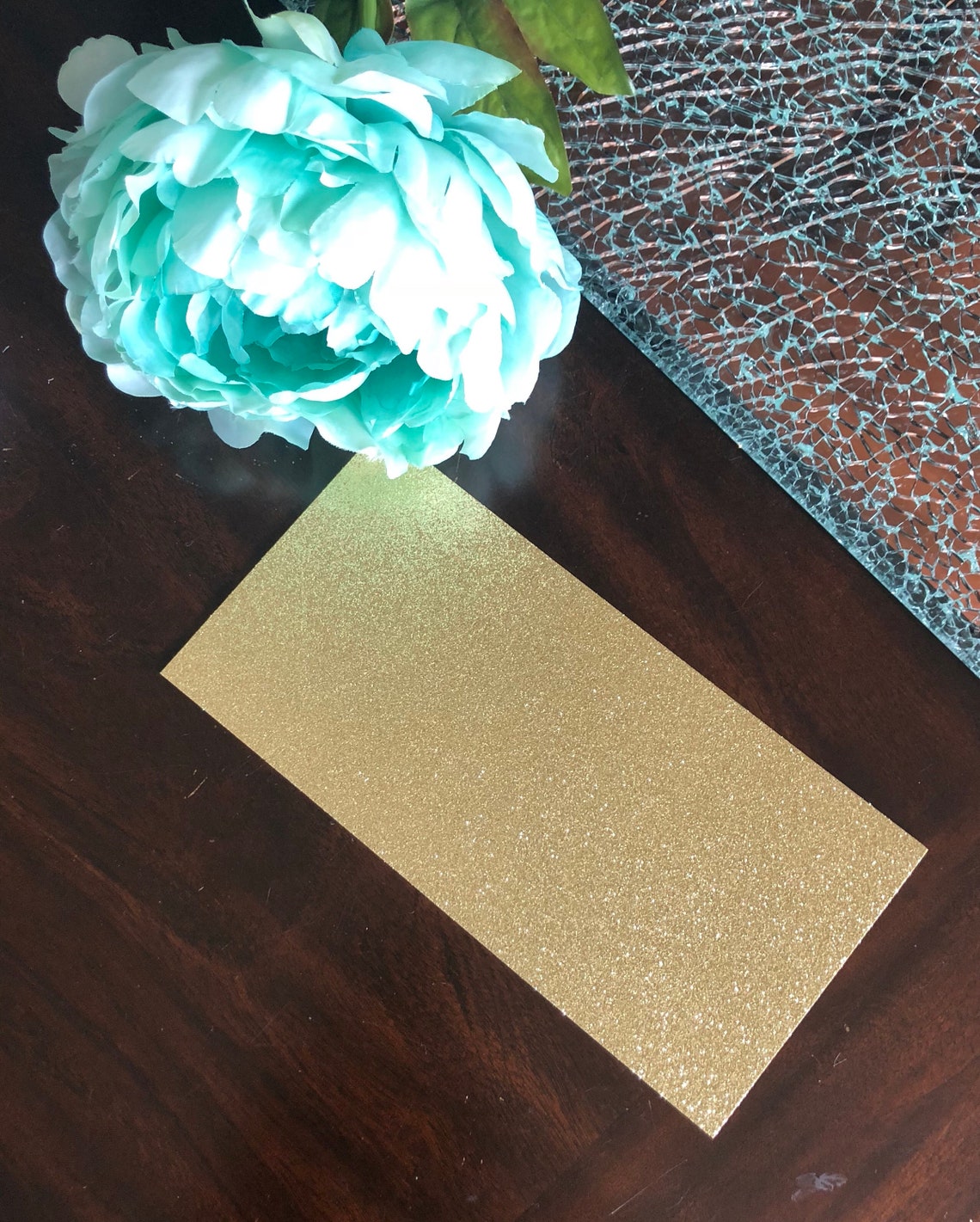 Gold Glitter Cardstock 50 4x8 Glitter Paper Glitter Etsy