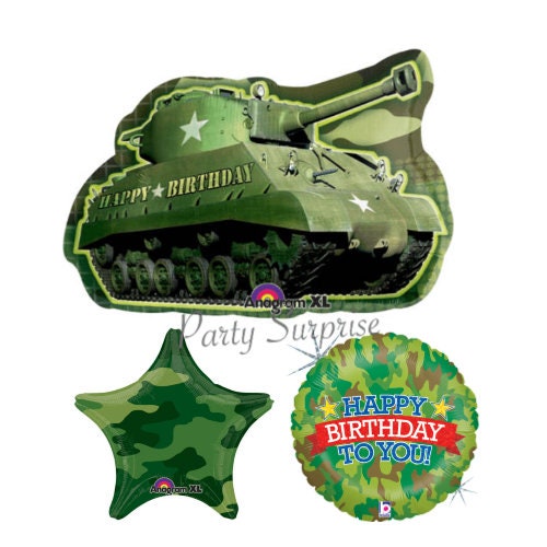 60 Pieces Latex Camo Balloons Camouflage Balloons Military Balloons for  Hunting Themed Party Military Celebrations
