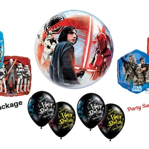 Star Wars Balloon Package Return of the Jedi Bubble Balloon Party Star Wars Party Birthday Balloons Made in USA