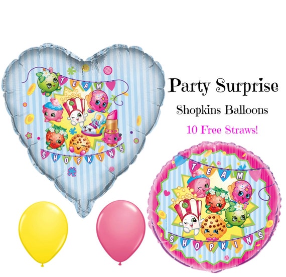 Shopkins Balloons Kids Clearance Birthday Party Shopkins Decoration Balloons Il_570xn
