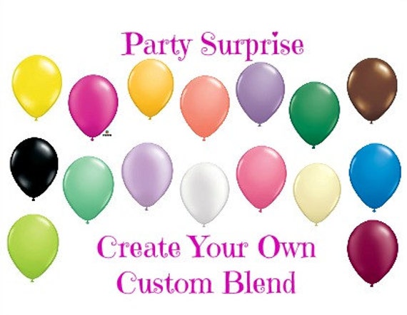 Balloons Custom Color Mix 11 Qualatex latex Wedding Birthday Bar Mitzvah  Baby Shower Anniversary Kids Navy White Silver Gold Made in USA - Etsy  Italia