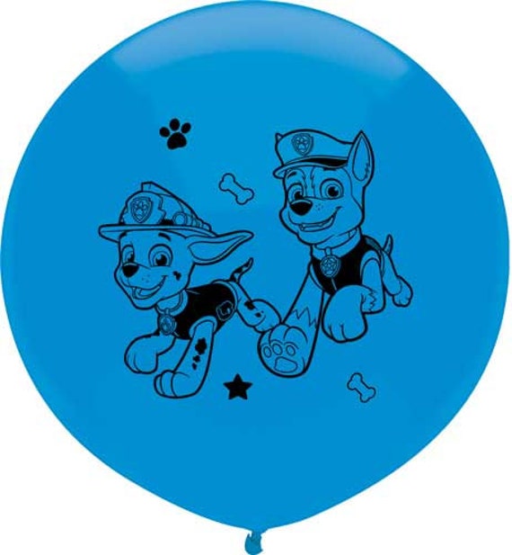Paw Print 11 inch Latex Balloon~Paw Patrol Party~Puppy Party~Cat Party~Pet  Party~Pet Birthday~Pet Adoption Event~Animal Balloons~Woodland