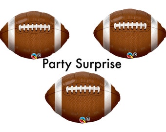 Football balloons, Football Party Decorations, Football Game, Sports Party Balloons, Superbowl Party Balloons, Kids Party Balloons Made USA