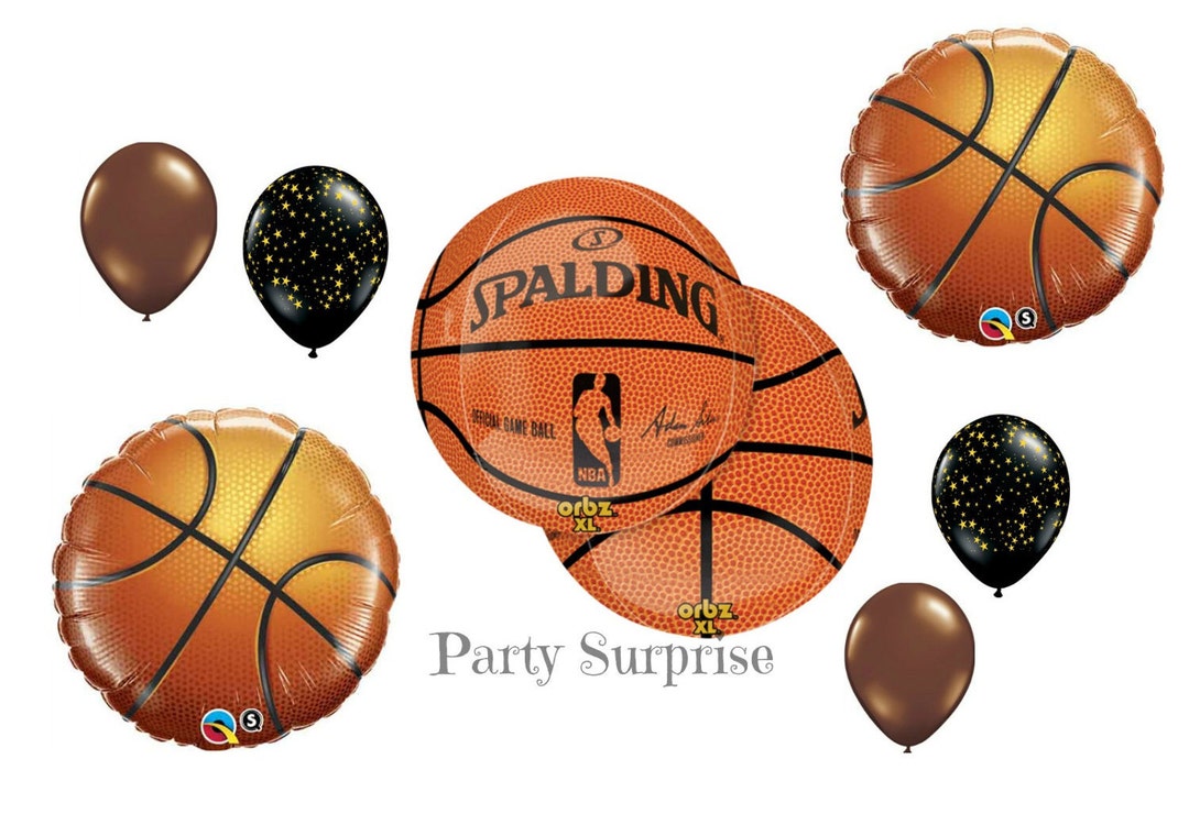 Basketball Balloon Package Basketball Balloons Sports Basketball Party