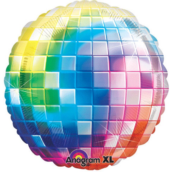 Disco Ball Party Balloon 60s 70s 80s Disco Dance Rock Party