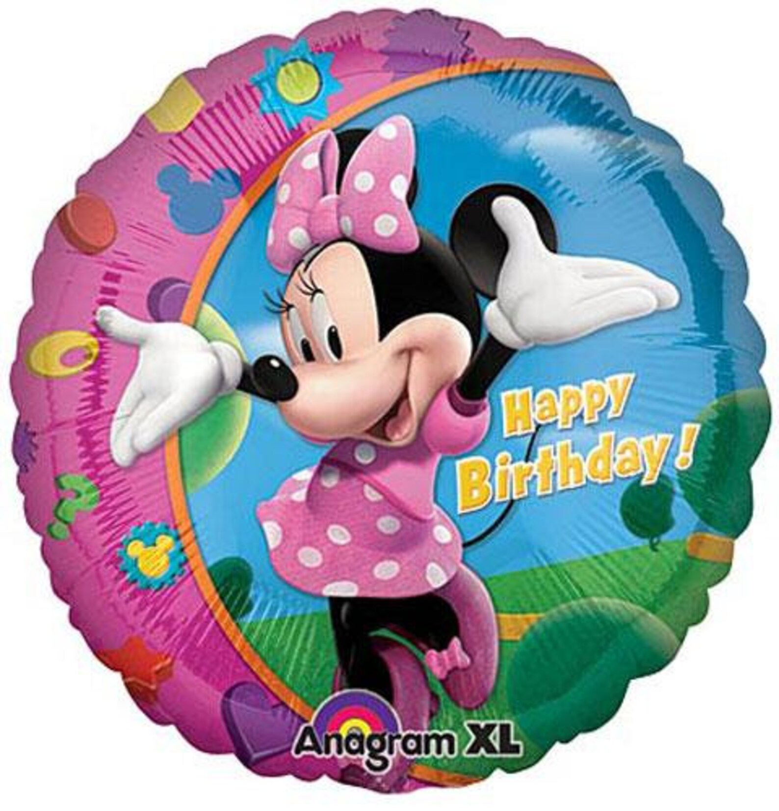 4th Birthday Minnie Mouse 4th Birthday Balloon Pkg Jumbo Etsy