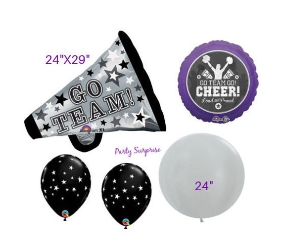 Cheerleader Balloons Cheerleader Team Microphone Party Game Sports