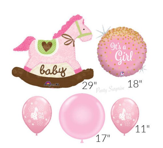 rocking horse baby shower decorations