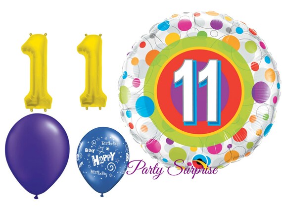 11th birthday balloon pack