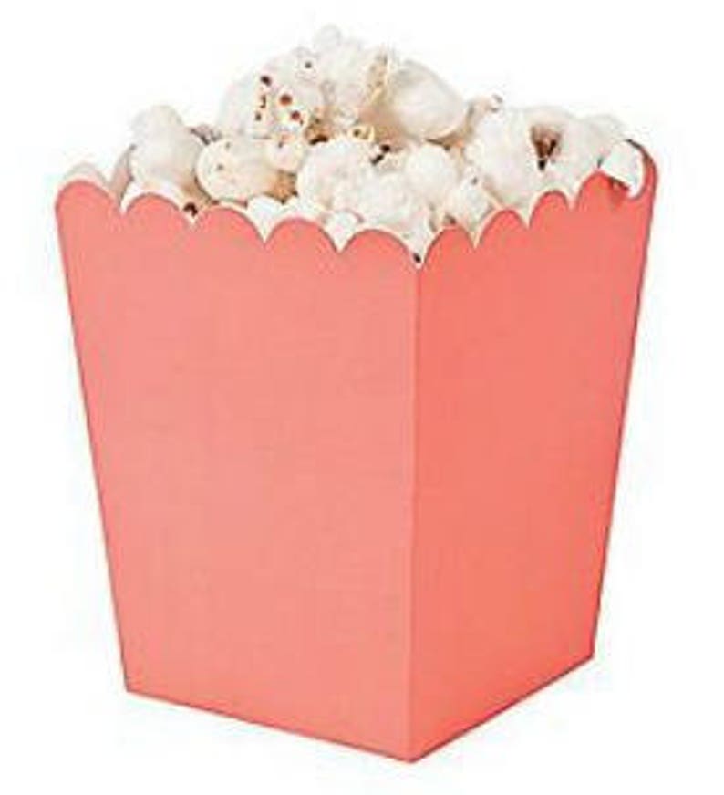 Mini popcorn boxes Clearance blue lilac red light pink orange silver coral mint mini favor boxes snack boxes candy boxes
