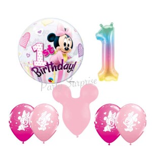 1st Birthday Boy Balloons Boy 1st Birthday Party Baby Animals Giraffe Balloons image 8