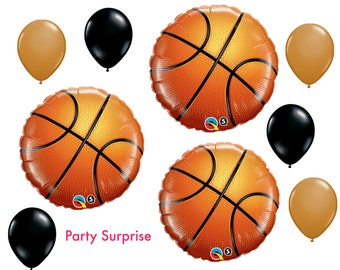 Basketball balloon package, Basketball Game, Basketball Party, Sports Party Boys Birthday Party, Girls Birthday Party, Sports Party balloon