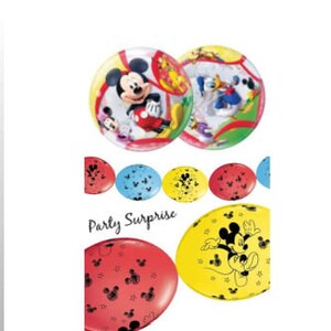 Mickey Mouse Balloon Banner, Mickey and Donald Orbz Balloon, Boy Birthday Balloons, Mickey Mouse Party Balloons Made in USA