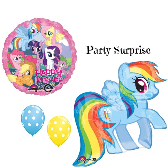 Sale! My Little Pony Balloons Kids Birthday Party Balloons Dash Balloon Pony Horse Birthday Balloons Il_570xn