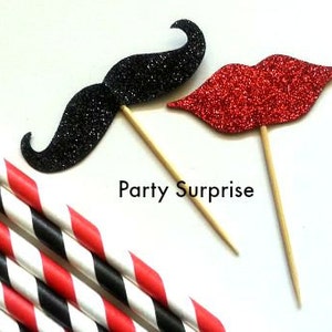 Mustache balloons, Baby Shower mustache balloons, Groom's party mustache balloons, Birthday Party Balloons, image 5