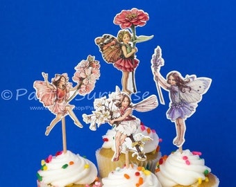 Fairy Angel Cupcake Toppers, Dancing Fairy Cake Decorations, Angel Cake Cupcake, Fairtytale Party Angel Party Decorations