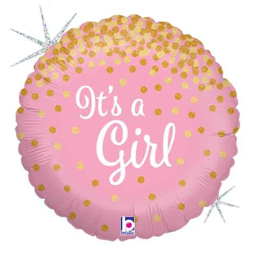 Girl Baby Shower Balloons Jumbo Large Baby Shape Mylar Foil Gender ...