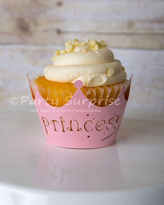 12 Princess Cupcake Wrappers Pink Princess Party Decorations Princess Straws Girl Princess Party Cupcake Wrappers Pink Princess Il_570xn