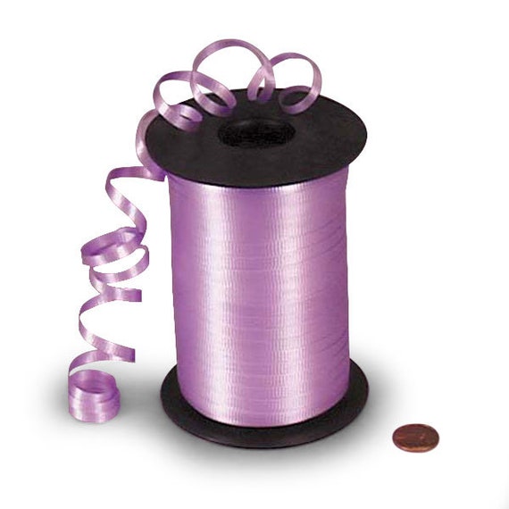 Lavender Curling Ribbon 500 yds Crimped Balloon Gift Wrap Craft Lavender Ribbon Baby Shower Birthday Party Craft Hair Bows Made in USA Il_570xn