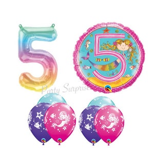 Birthday Girl Balloon Package Mylar Foil Latex Balloon Twirlz/Tail Jelli Number Balloon Package Made in USA image 2