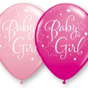 Baby shower girl balloons Baby Girl Balloons, Pink balloons, Baby Shower Pink Balloons, It&#39;s a Girl Balloons