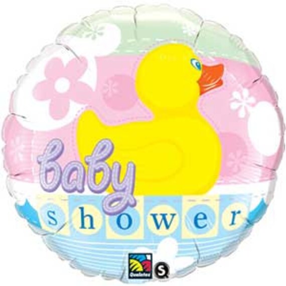 Toys Games Balloons Its A Girl Rubber Ducky Baby Shower Balloons