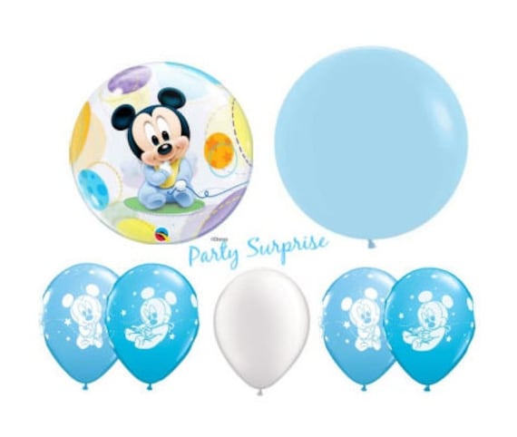 zuur jukbeen Op het randje Baby Mickey Mouse Balloons Mickey Bubble Balloon 22 Blue - Etsy