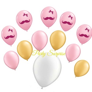 Mustache balloons, Baby Shower mustache balloons, Groom's party mustache balloons, Birthday Party Balloons, image 6