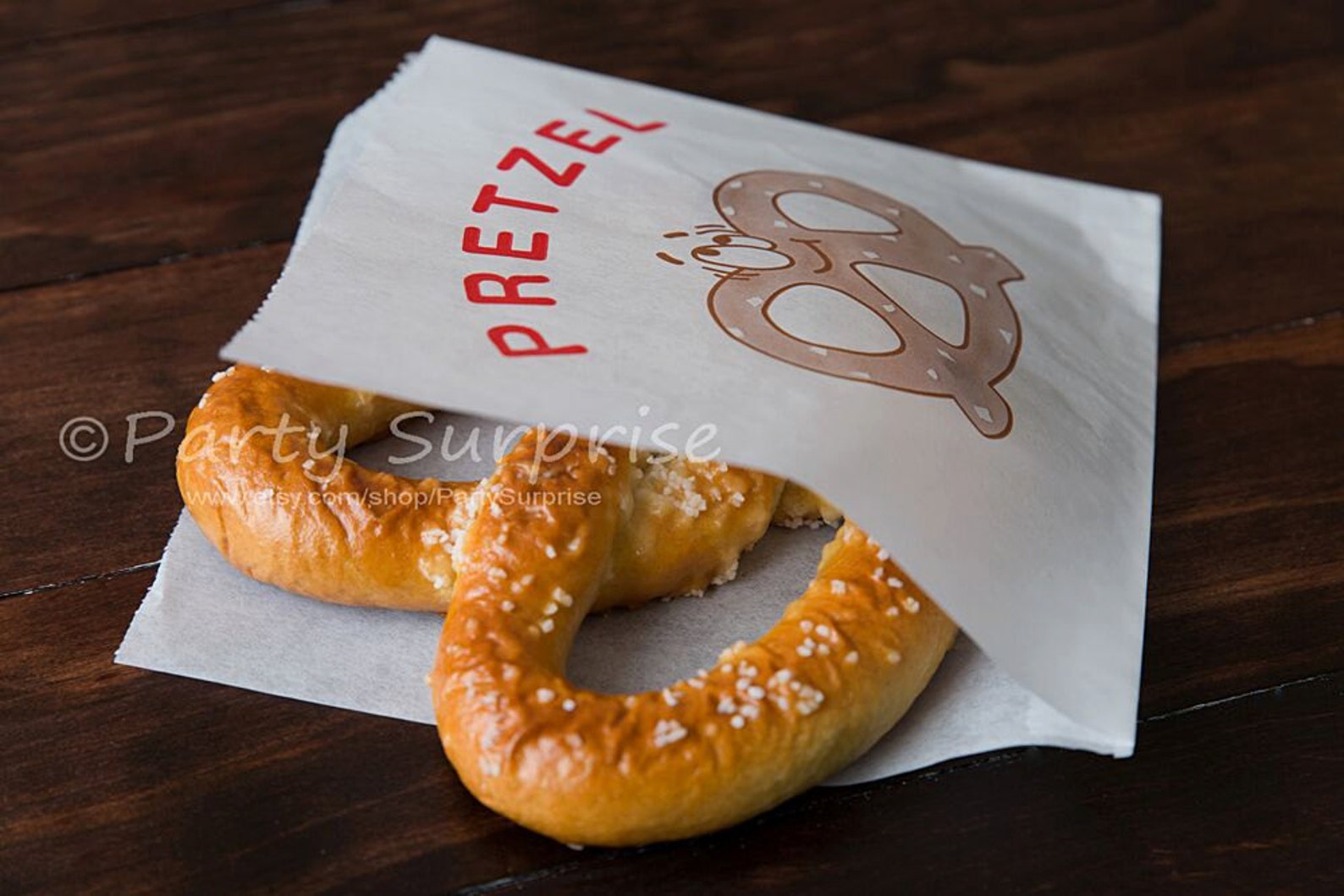 50 Pretzel Bags Pretzel party bags Pretzel snack bags Etsy