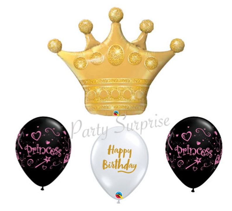 Birthday Crown Balloon Jumbo King Balloon Package Man's - Etsy