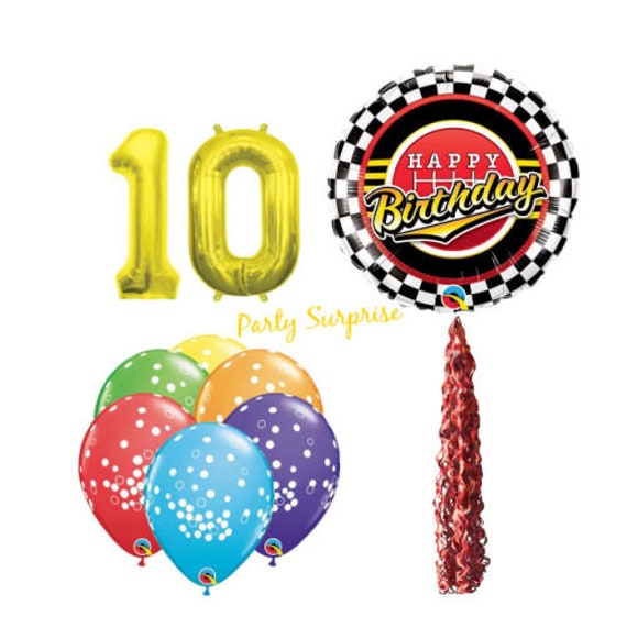 10 Anniversaire Garçon Ballon, 10 ère Happy Birthday Balloons