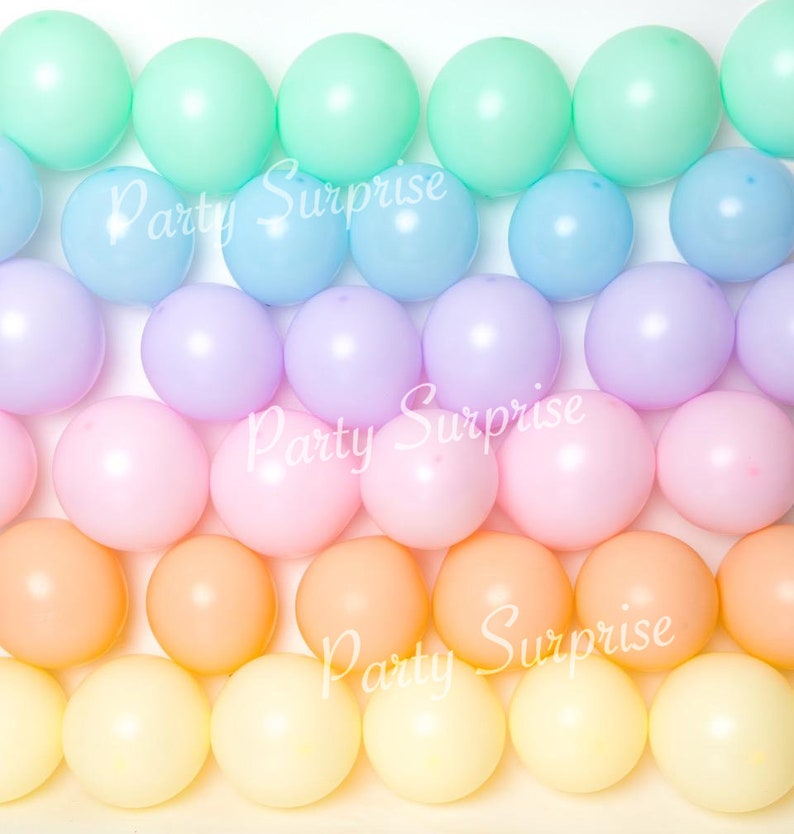 Pastel Matte Balloons Latex Chaulky Color Balloons Made in USA Etsy