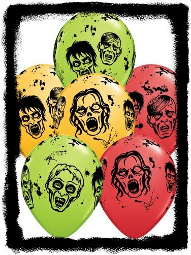 Zombie Balloons Zombie party decorations Halloween party | Etsy