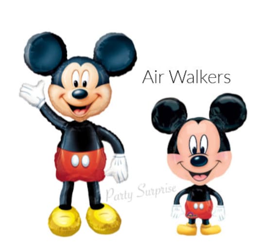 Mickey Mouse Airwalker Balloon Mickey Mouse Party Balloons, Big Mickey Mouse balloon Made in USA Two Sizes Made in USA Il_570xn
