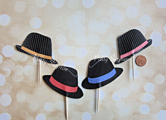 Mens Hats Cupcake Toppers Mens Southern 