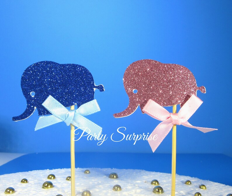 Pink Elephant Balloons Girl Baby Shower Elephant Decorations Etsy