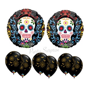 Zombie Balloons Halloween party decorations Zombie party, Zombie Party Balloons, Zombie decorations, Sugar Skulls, Jumbo Skull balloon USA image 8