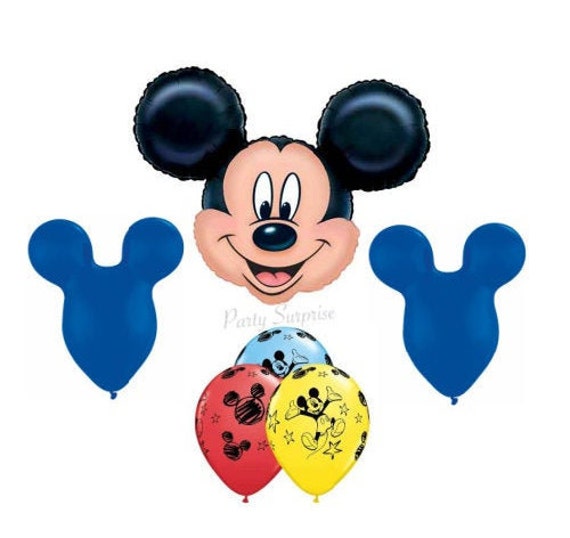 Mickey Mouse Balloon Package Jumbo Mickey Balloon Kids Birthday Party Mickey Mouse Party Balloon Made in USA Mickey Balloons Il_570xn